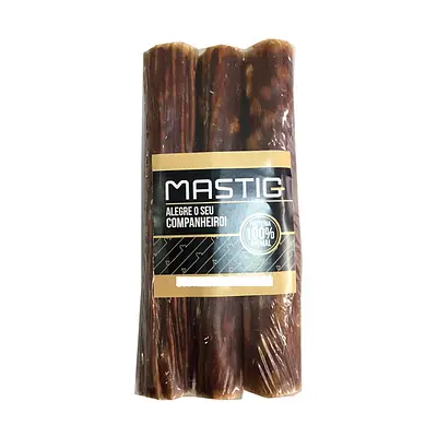 Petisco Natural Mastig Bom Bom Recheado para Cães - 3 un