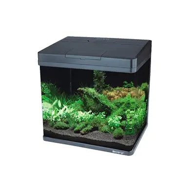 Aquário Boyu Curvo Preto MS-320 20 L