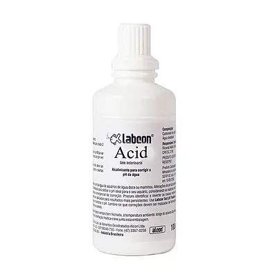 Acidificante de Água Alcon Acid para Aquários 100 ml