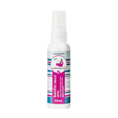 Banho Seco Pet Essence Spray para Cães 60 ml