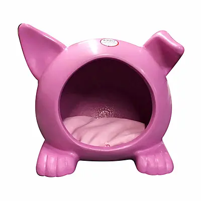 Toca Ideal Pequena Rosa para Cães e Gatos