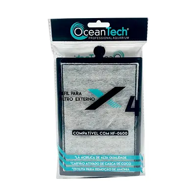 Refil de Filtro Externo HF0600 para Aquário Ocean Tech
