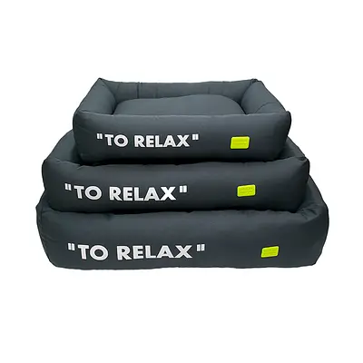 Cama Lisa Retangular Microfibra Urban Puppy para Cães e Gatos Cinza