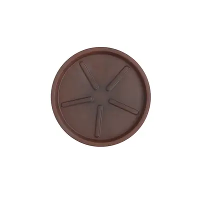 Prato Vasart Para Vaso Redondo Rusty