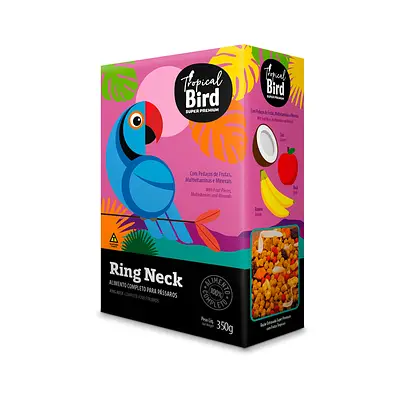 Ração Zootekna Tropical Bird para Ring Neck 350g