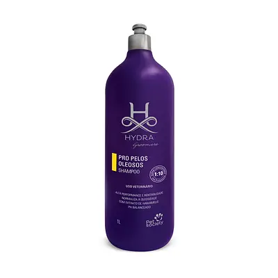Shampoo Hydra Groomers Pro Pelos Oleosos para Cães e Gatos 1L