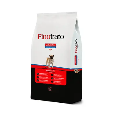Ração Finotrato para Cães Adultos de Porte Pequeno e Médio Sabor Carne - 10,1 kg