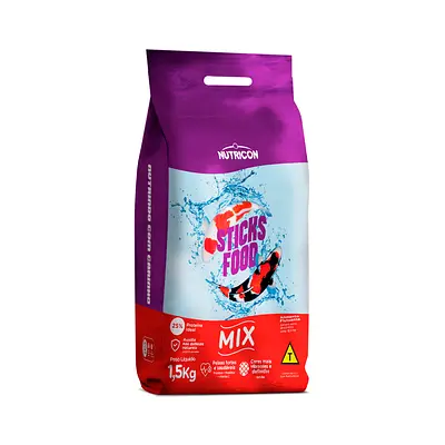 Ração Nutricon Sticks Food Mix para Peixes