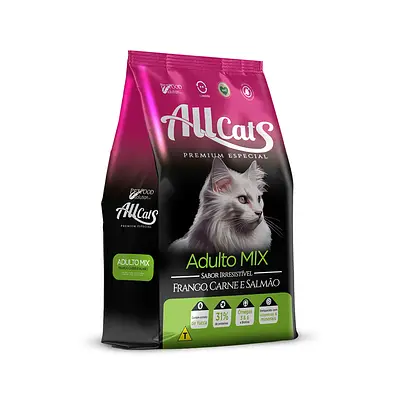 Ração Allcats Mix para Gatos Adultos 10,1kg