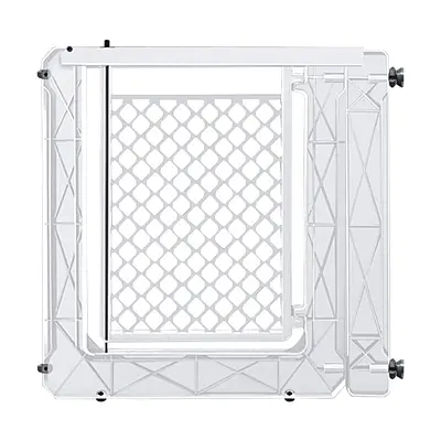 Grade de Segurança Furacão Pet com Extensor Branca