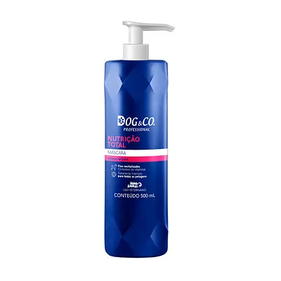 Máscara Hidratante Dog & Co Profissional Nutrição Total para Cães 500ml