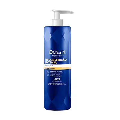 Máscara Hidratante Dog & Co Profissional Reconstrução Intensa para Cães 500ml
