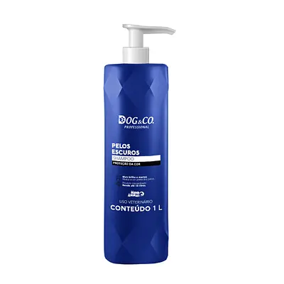 Shampoo Dog & Co Profissional Pelos Escuros para Cães 1L