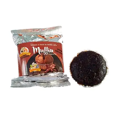 Bolo Padaria Pet Muffin para Cães Sabor Chocolate 30g