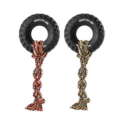 Brinquedo Art Injet Pneu com Dental Bone para Cães - Cores Sortidas