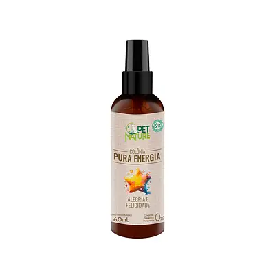 Perfume Pet Nature Petbrilho Vegano Alegria e Felicidade para Cães 60 ml