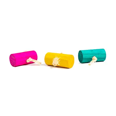 Brinquedo Passaritos Toys Roliço para Roedores - Cores Sortidas