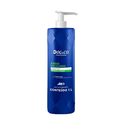 Shampoo Dog & Co Profissional Áreas Delicadas para Cães 1L