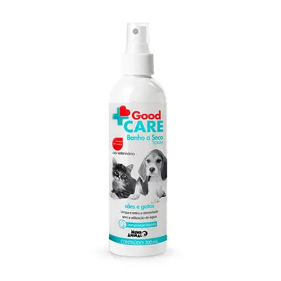 Banho a Seco Good Care Spray para Cães e Gatos 200ml