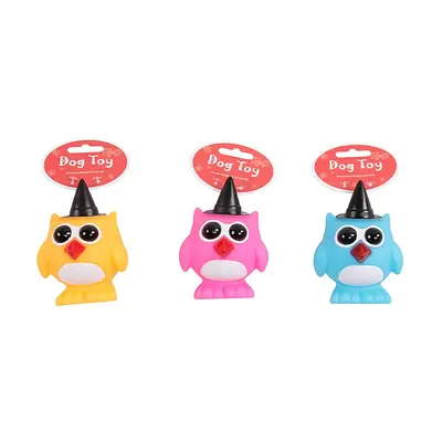 Brinquedo Pawspals Dog Toy Vinil Coruja para Cães - Cores Sortidas