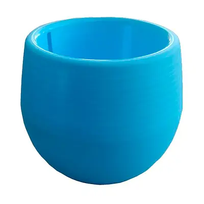 Vaso Terral Babyball Azul Bebê para Jardim