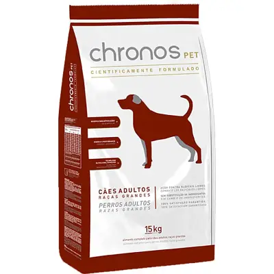 Ração Chronos Pet para Cães Adultos Raças Grandes 15 Kg