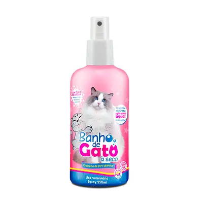 Banho a Seco Catmypet Puro Glamour para Gatos 250ml