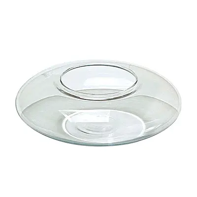 Vaso Luvidarte Disco para Suculentas Transparente