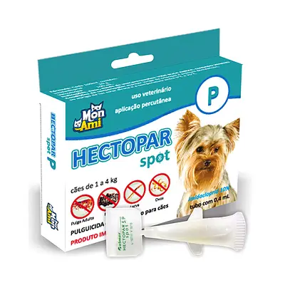 Hectopar Spot P para Cães de 1kg a 4kg