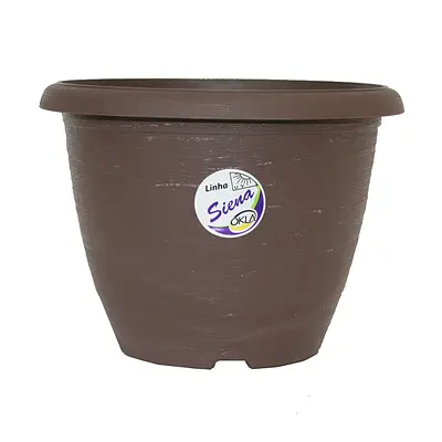 Vaso Okla Siena Tabaco para Jardim