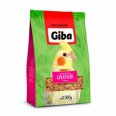 Alimento para Pássaros Giba Mix Calopsita 500 g