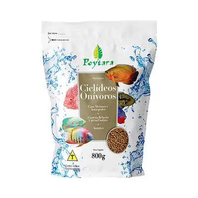 Alimento Potyara para Peixes Ciclídeos Onívoros