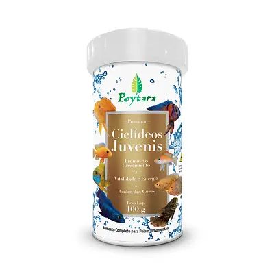 Alimento Potyara para Peixes Ciclídeos Juvenis