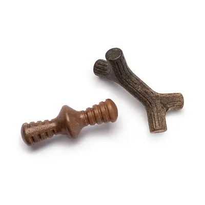 Benebone Tiny 2-Pack Map+Zag para Cães