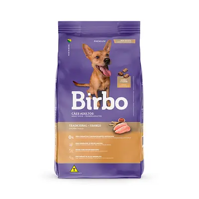 Ração Birbo para Cães Adultos de Médio e Grande Porte Sabor Frango