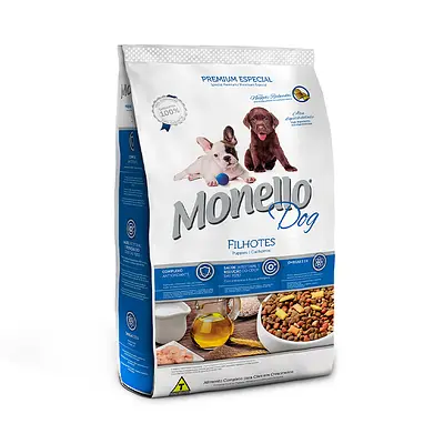 Ração Monello Dog para Cães Filhotes Sabor Frango