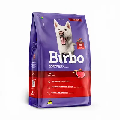 Ração Birbo para Cães Adultos de Médio e Grande Porte Sabor Carne