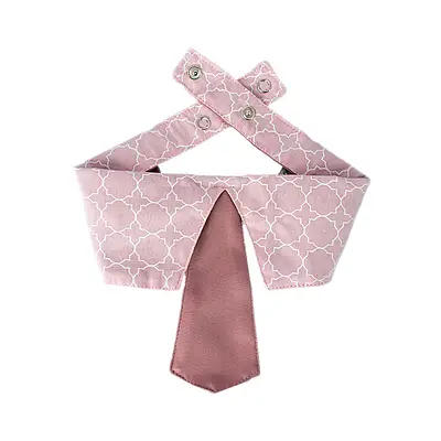 Gravata Modernpet Rosa Bebê para Cães - Estampas Sortidas
