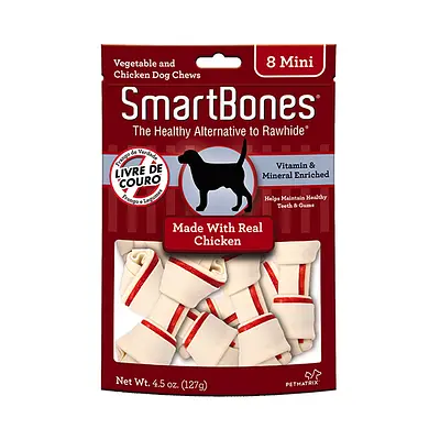 Osso Smartbones Mini Sabor Frango para Cães