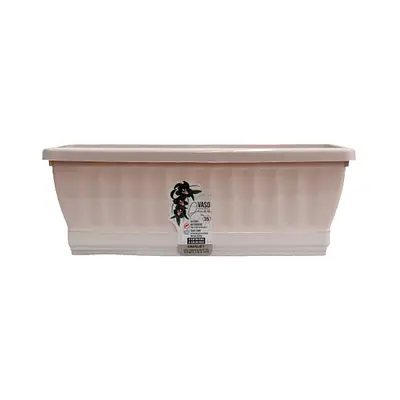 Vaso Uninjet Jardineira com Prato Palha
