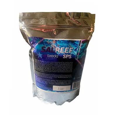 Sal Marinho Soft Corais Mbreda Reef SPS para Aquários - 1 kg
