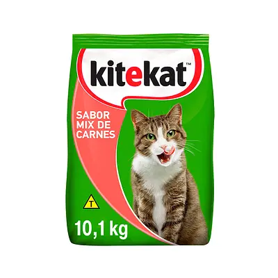 Ração Kitekat para Gatos Adultos Sabor Mix de Carnes