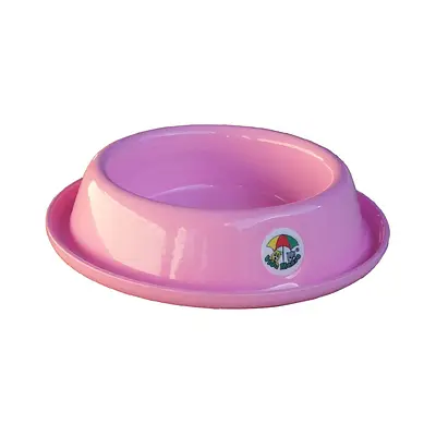 Comedouro Tigela Alumínio Rosa para Cães e Gatos Vida Mansa