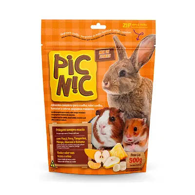 Ração Zootekna Pic Nic Mix de Frutas para Roedores 500g