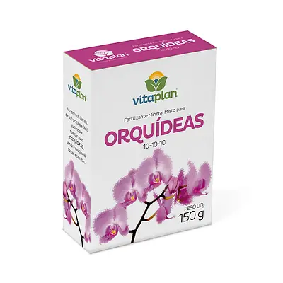 Fertilizante Vitaplan 10.10.10 para Orquídeas - 150g