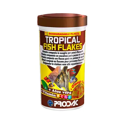 Alimento Prodac Tropical Fish Flakes para Peixes