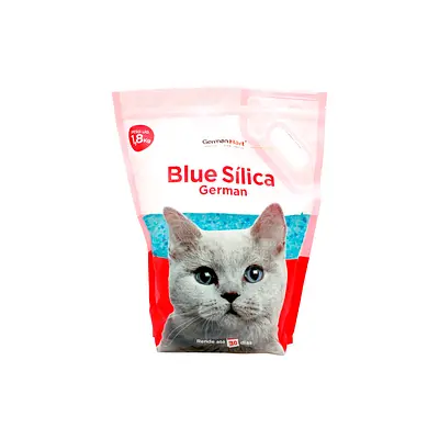 Areia Germanhart Blue Sílica para Gatos 1,8kg