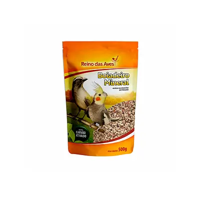 Ração Reino das Aves Mineral Boiadeiro para Pássaros - 500g
