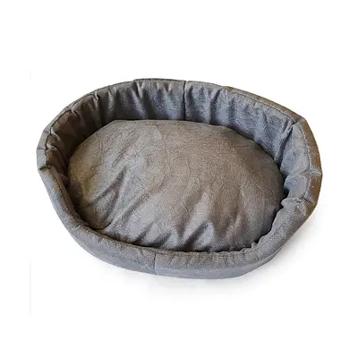 Cama São Benedito Pet Europa Luxo Sued Cinza para Cães