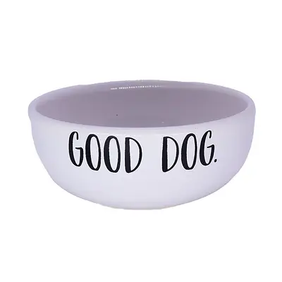 Comedouro Pet Injet Cerâmica Good Dog Cinza para Cães